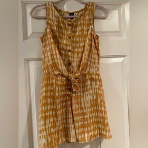 Gold and cream summer romper!